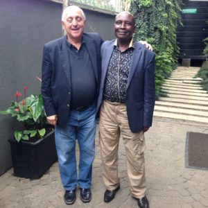 Dr. Hrach Gregorian and Joseph Karuga, National Chairman of the Kenya Head Teachers Association (KEPSHA)